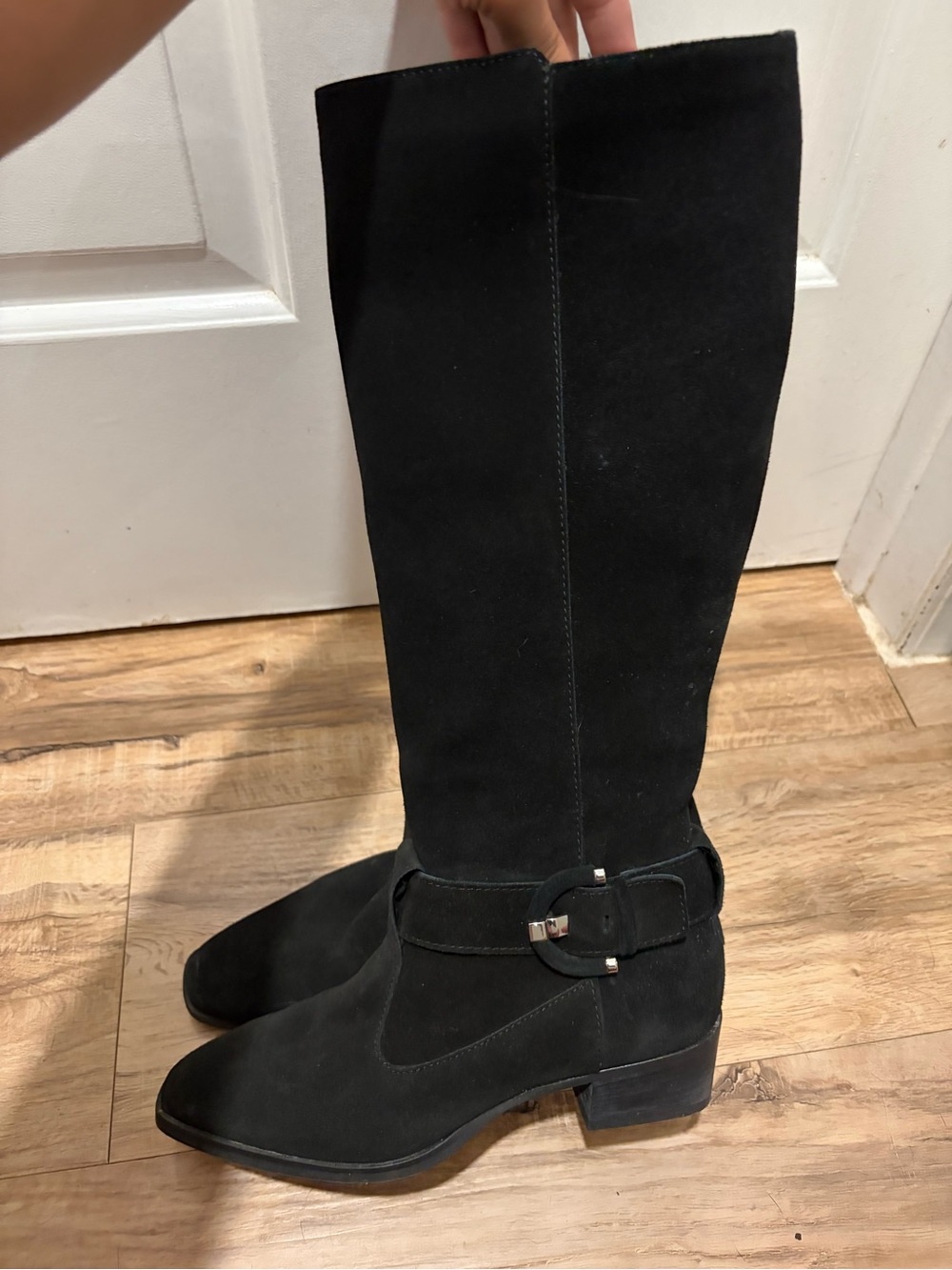 knee high aquatalia black boots